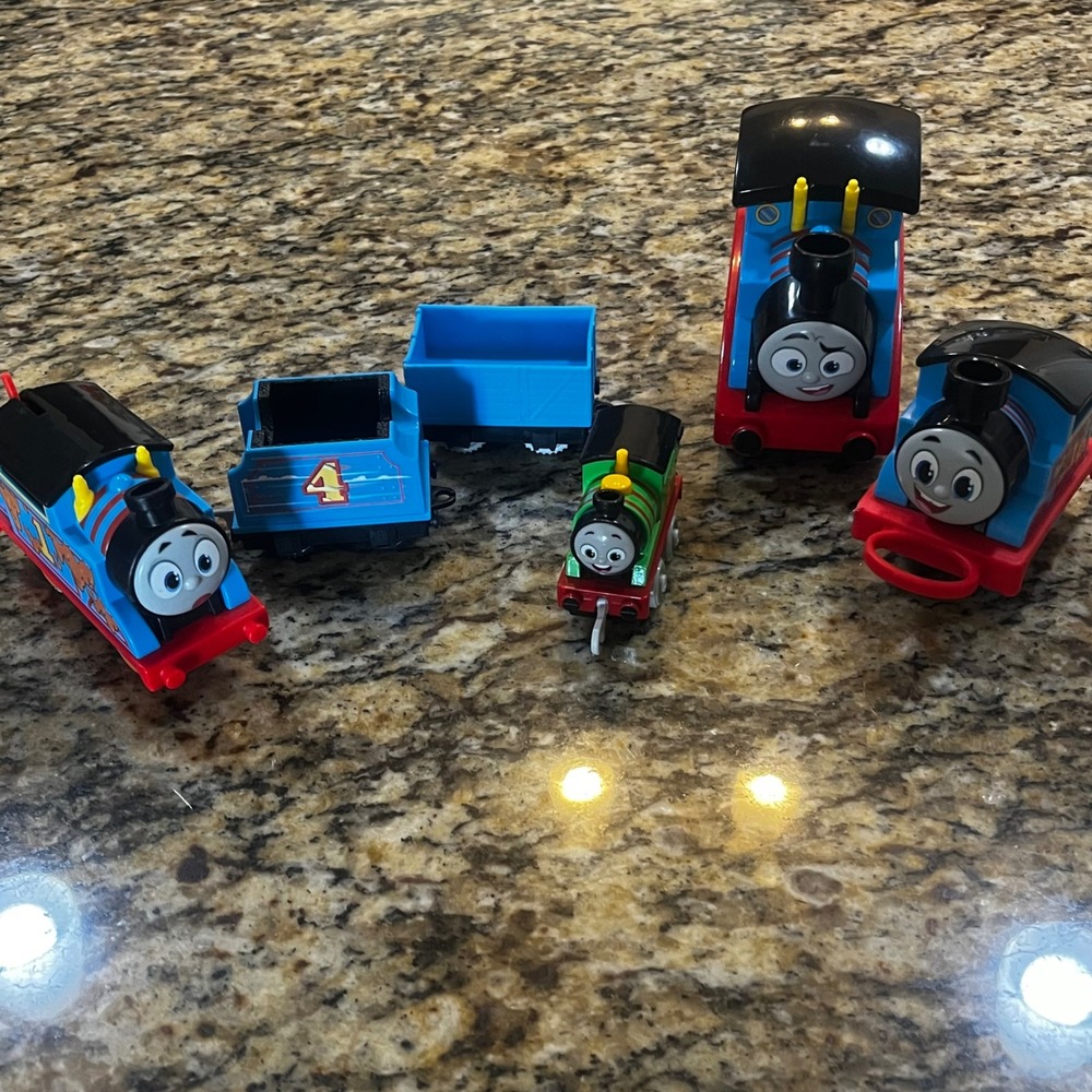 Thomas &‎ Friends All Engines Go Toy Train Lot Thomas Percy Gordon Cargo Lot 6